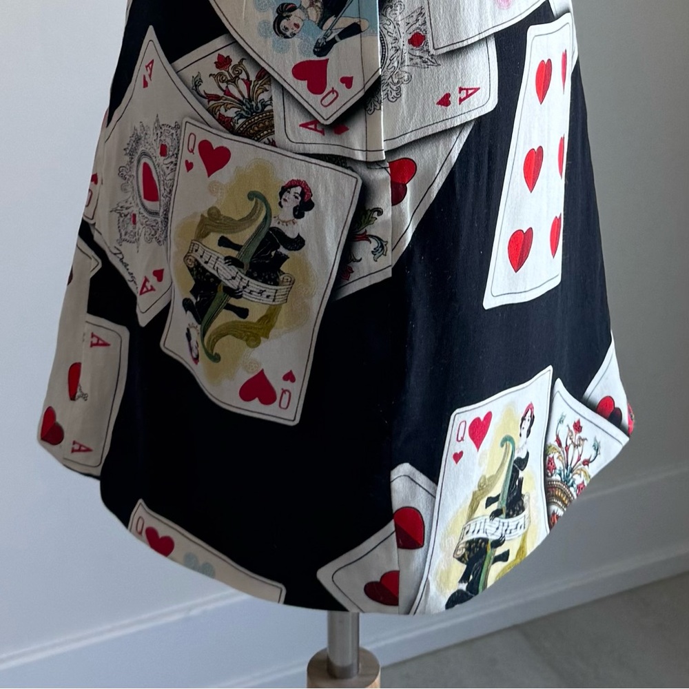 Dolce & Gabbana Playing Cards Dress - Queen of Hearts print Mini - Picture 8 of 16